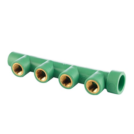 PP-R distributor manifold 4x male PP-R distributor manifold 4x male