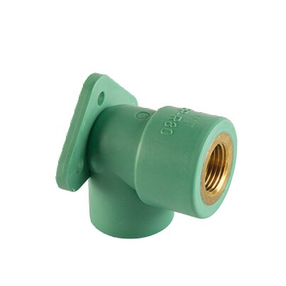 PP-R back plate elbow female