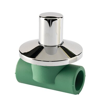 PP-R stop valve concealed assembly (tamper resistant)