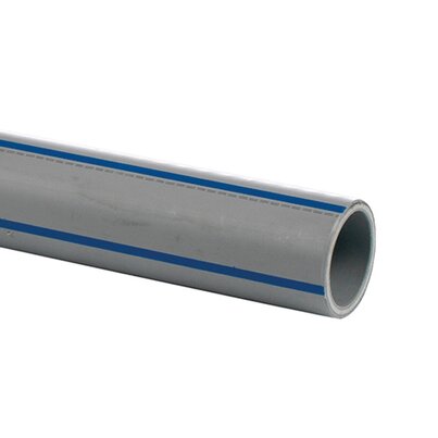 Wefaklim PP-RCT fiber pipe L4m grey