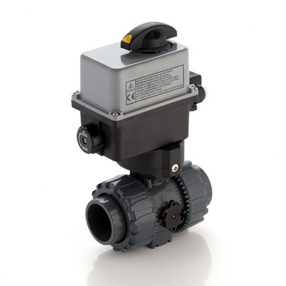 VKDOV/CE 24 V AC/DC - electrically actuated DUAL BLOCK® 2-way ball valve