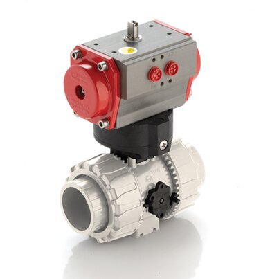pneumatically actuated DUAL BLOCK® 2-way ball valve