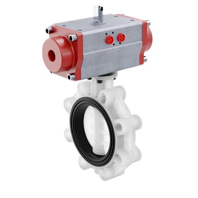 FKOF/CP NO LUG ANSI - Pneumatically actuated butterfly valve DN 250:300