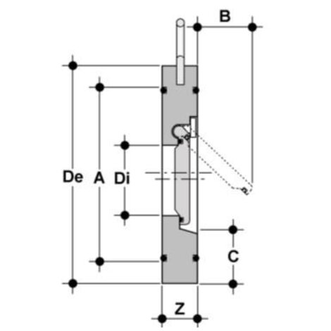 FROF/A316 - Clapet valve DN 32:400
