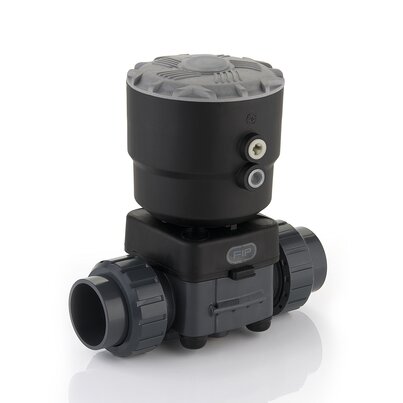 DKBDV/CP NC - pneumatically actuated 2-way diaphragm valve PN6 for basic applications DN 15:65