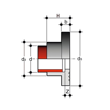QRAM - Fitting for socket welding QRAM - Fitting for socket welding