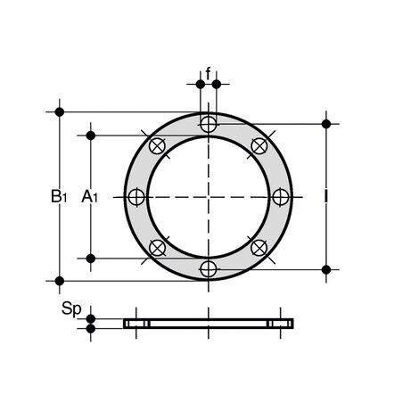 QHV/Y - Flat gasket QHV/Y - Flat gasket
