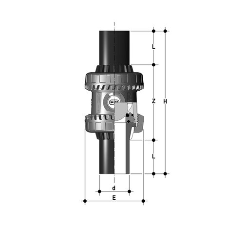 SXEBEV - Easyfit True Union ball and spring check valve
