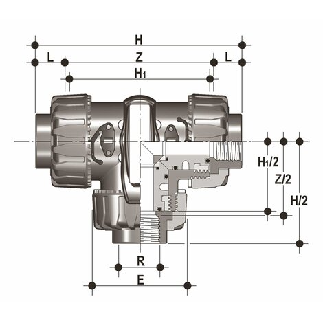 TKDFV - DUAL BLOCK® 3-way ball valve