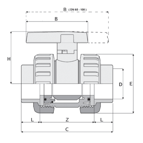 LKDAV - DUAL BLOCK® 3-way ball valve LKDAV - DUAL BLOCK® 3-way ball valve