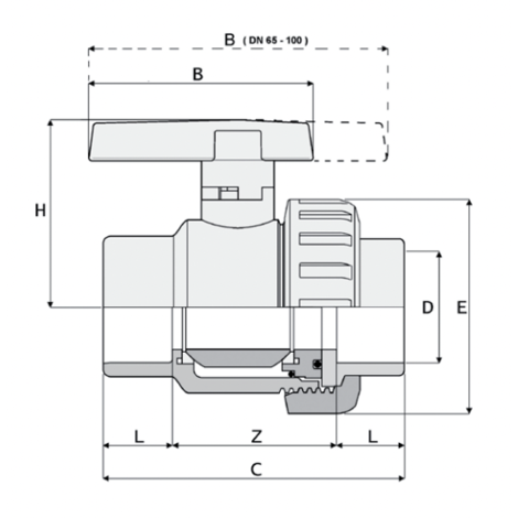 LKDAV - DUAL BLOCK® 3-way ball valve LKDAV - DUAL BLOCK® 3-way ball valve