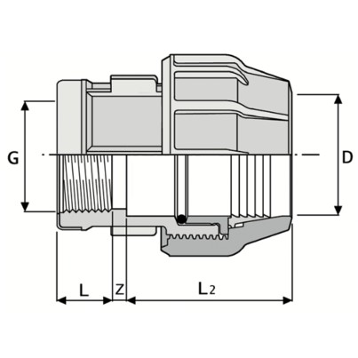 601 - Female adaptor