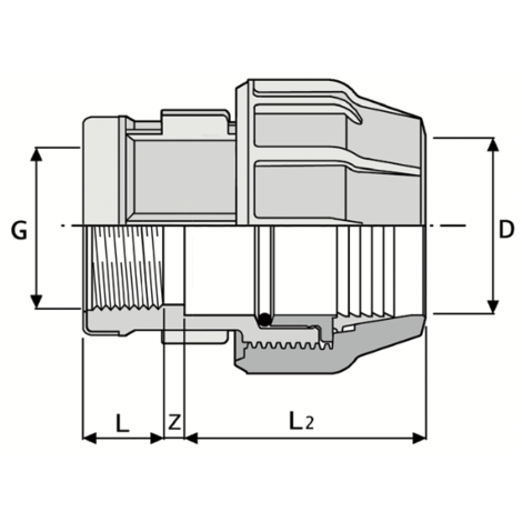 601 - Female adaptor 601 - Female adaptor