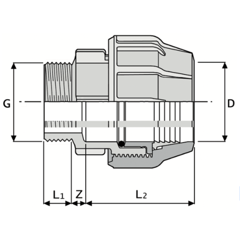 511 - Male adaptor 511 - Male adaptor