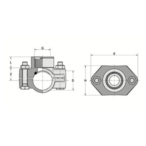 503 - Clamp saddle 503 - Clamp saddle