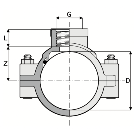 503 - Clamp saddle 503 - Clamp saddle