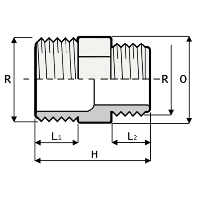 LKDAV - DUAL BLOCK® 3-way ball valve