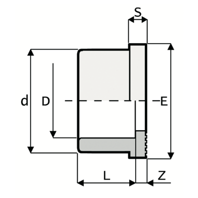 QR4 - Serrated stub