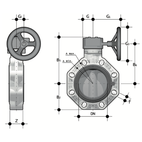 LKDAV - DUAL BLOCK® 3-way ball valve