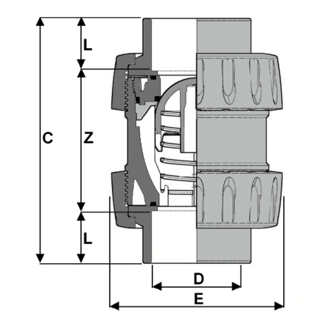 LKDAV - DUAL BLOCK® 3-way ball valve
