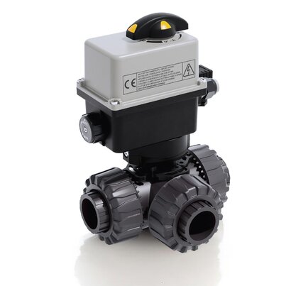 TKDIV/CE 24 V AC/DC - DUAL BLOCKΒ 3-WAY Βάνα Σφαιρική με Ηλεκτρικό Ενεργοποιητή