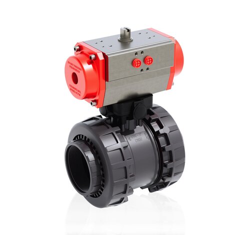 VXEFV/CP DA - EASYFIT 2-WAY Βάνα Σφαιρική με Πνευματικό Ενεργοποιητή