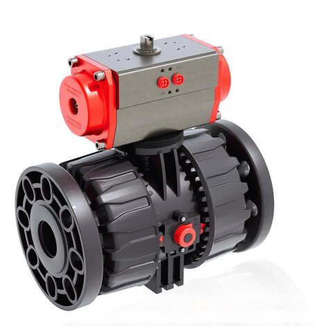 VKDOAV/CP NO - PNEUMATICALLY ACTUATED DUAL BLOCK® 2-WAY BALL VALVE