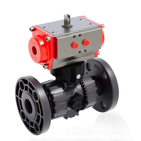 VKDOV/CP NO - PNEUMATICALLY ACTUATED DUAL BLOCK® 2-WAY BALL VALVE