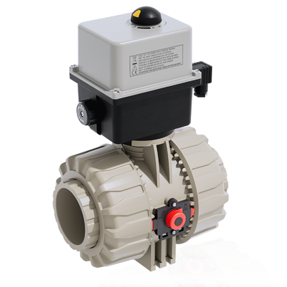 VKDIM/CE 24 V AC/DC - Electrically actuated DUAL BLOCK® 2-way ball valve DN 65:100
