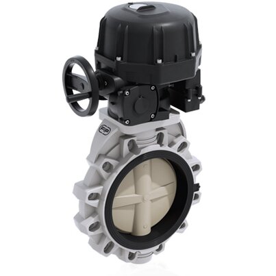 FKOM/CE 24V AC/DC - Electrically actuated butterfly valve DN 250:300