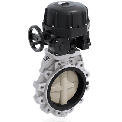 FKOM/CE 24V AC/DC LUG ANSI - Electrically actuated butterfly valve DN 250:300