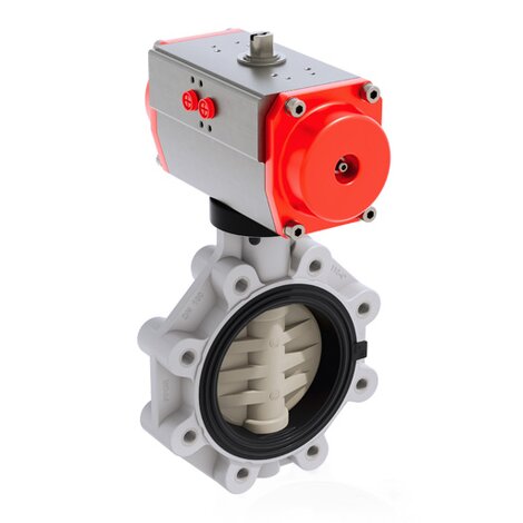 FKOM/CP NC LUG ANSI DN 80-200 - pneumatically actuated butterfly valve