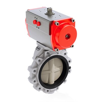 FKOM/CP NC LUG ANSI DN 250-300 -pneumatically actuated butterfly valve 