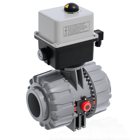 VKDAC/CE 24 V AC/DC - Electrically actuated ball valve DN 65:100