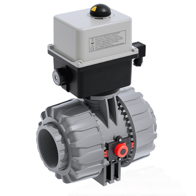 VKDNC/CE 90-240 V AC - Electrically actuated DUAL BLOCK® 2-way ball valve DN 65:100