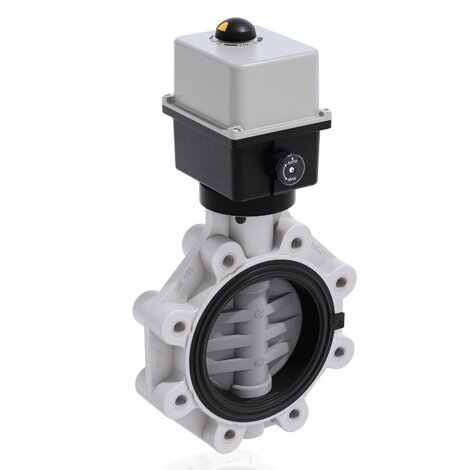 FKOC/CE 90-240V AC LUG ISO-DIN DN 125-200 - electrically actuated butterfly valve