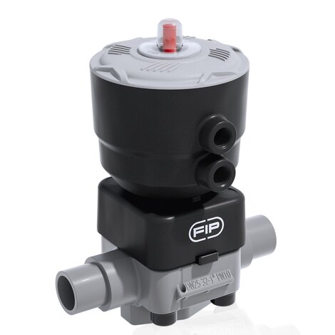 DKDC/CP NC - pneumatically actuated 2-way diaphragm valve PN 10 DN 15:65