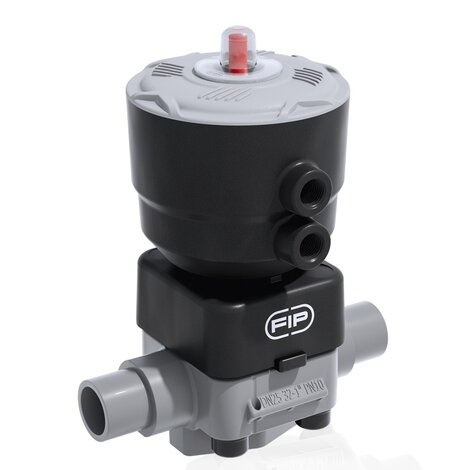 DKDC/CP NO - pneumatically actuated 2-way diaphragm valve PN 10 DN 15:65