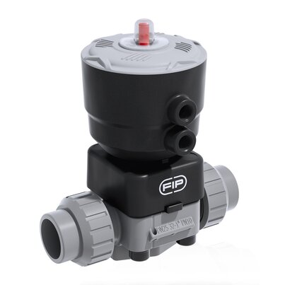 DKUAC/CP DA - pneumatically actuated 2-way diaphragm valve PN 10 DN 15:65