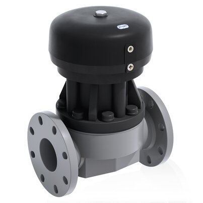 VMOAC/CP DA - Pneumatically actuated diaphragm valve DN 80:100