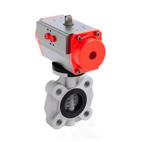 FKOC/CP DA LUG ANSI - Pneumatically actuated butterfly valve DN 65