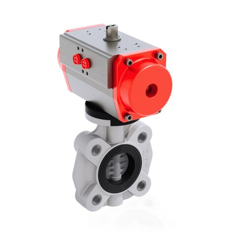 FKOC/CP NC LUG ANSI - Pneumatically actuated butterfly valve DN 65