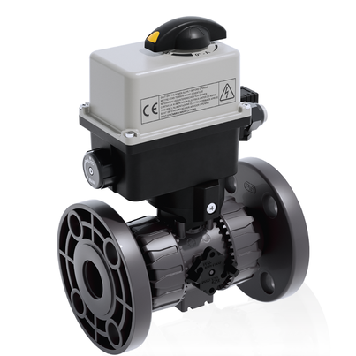 VKROV/CE 24 V AC/DC 4-20 mA - Electrically actuated DUAL BLOCK® regulating ball valve DN 10:50