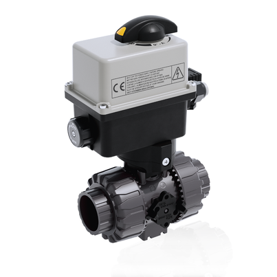 VKRIV/CE 24 V AC/DC 4-20 mA - Electrically actuated DUAL BLOCK® regulating ball valve DN 10:50
