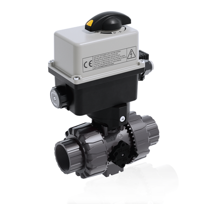VKRGV/CE 90-240 V AC 4-20 mA - Electrically actuated DUAL BLOCK® regulating ball valve DN 10:50