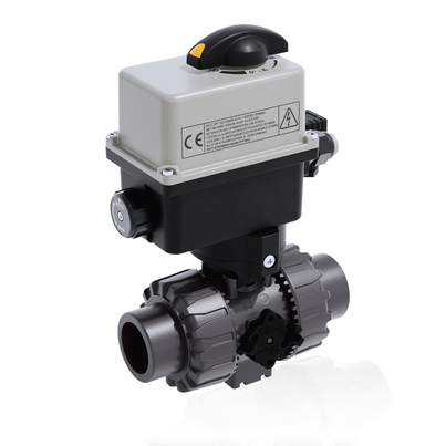 VKRAV/CE 24 V AC/DC 4-20 mA - Electrically actuated DUAL BLOCK® regulating ball valve DN 10:50