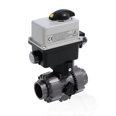 VKDIV/CE 24 V AC/DC - Electrically actuated DUAL BLOCK® 2-way ball valve DN 10:50