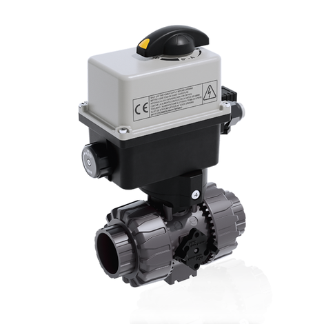 VKDIV/CE 24 V AC/DC - DUAL BLOCKΒ 2-WAY Βάνα Σφαιρική με Ηλεκτρικό Ενεργοποιητή