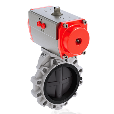 FKOV/CP NC - Pneumatically actuated butterfly valve DN 250:300
