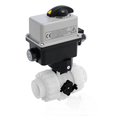 VKRIF/CE 24 V AC/DC 4-20 mA - Electrically actuated DUAL BLOCK® regulating ball valve DN 10:50